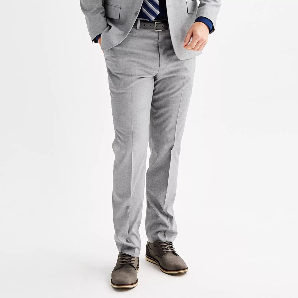 Men's Apt. 9® Premier Flex Performance Regular-Fit Washable Suit Pants 30X30